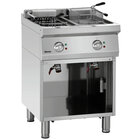 Friteuse | Serie 700 | Elektrisch | 11+11l | 100°c/190°c | 17.4kw (400v) | Aftapkranen | 600x700x850(h)mm