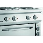 Fornuis | Elektrisch | Ebo | 4 Kookplaten | 4x 2.6kw | Elektrische Oven | 1/1 GN | 58l | 3.7kw | 800x700x850(h)mm