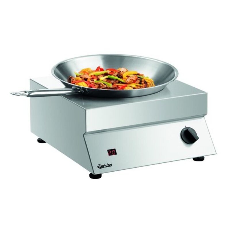 Inductiewok | Elektrisch | 70/293 | 1 Brander | 7kw | 400x455x180(h)mm