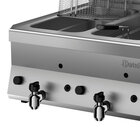 Friteuse | Serie 650 | Gas | 8+8l | 120°c/180°c | 14kw | Piëzo Ontsteking | Aftapkranen | 600x650x295(h)mm
