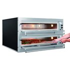 Pizzaoven | ET 205-2bk | 2x9 ø33cm | 2 Kamers | Bodem Van Hittebestendige Steen | 1310x1270x760(h)mm