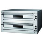 Pizzaoven | ET 205-2bk | 2x9 ø33cm | 2 Kamers | Bodem Van Hittebestendige Steen | 1310x1270x760(h)mm