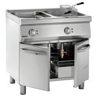 Friteuse | Serie 700 | Elektrisch | 15+15l | 100°c/190°c | 30kw (400v) | Aftapkranen | 800x700x850(h)mm