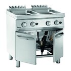 Pastakoker Op Onderstel 2x 24l | Ingebouwde Aftapkraan | 17.4kw | 800x700x850(h)mm