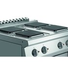 Fornuis | Elektrisch | EO | 4 Kookplaten | 4x 2.6kw | Elektrische Oven 1/1 GN 58l 3.7kw | 800x700x850(h)mm