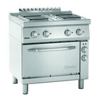Fornuis | Elektrisch | EO | 4 Kookplaten | 4x 2.6kw | Elektrische Oven 1/1 GN 58l 3.7kw | 800x700x850(h)mm