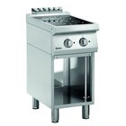 Fornuis | Elektrisch + Inductie | 2 Kookplaten | 2x 5 KW | Open Onderstel | 400x700x850(h)mm