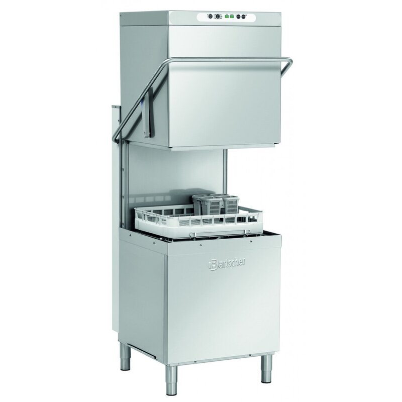 Horeca Doorschuifvaatwasser DS 2002  | 600x500mm Mand | Met Afvoerpomp+zeepdispenser | 790x955x1535(h)mm