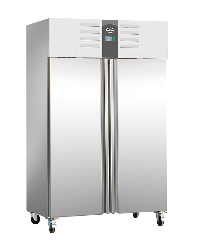 Vrieskast Rvs+alu 1200 Ltr Statisch