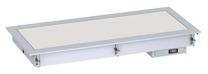 Drop-in Verwarmde Keramische Plaat 2/1 - Wit