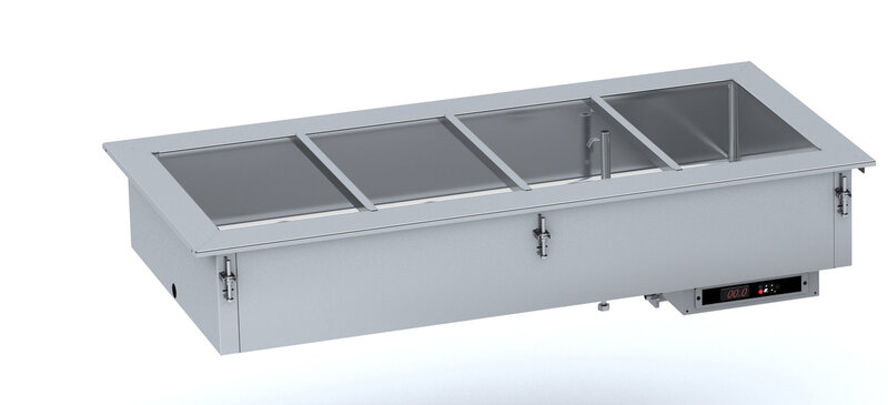 Drop-in Bain-marie 2/1 - Automatisch Water Vullen