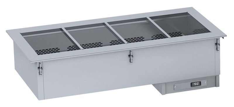 Drop-in Bain-marie Hete Lucht 3/1
