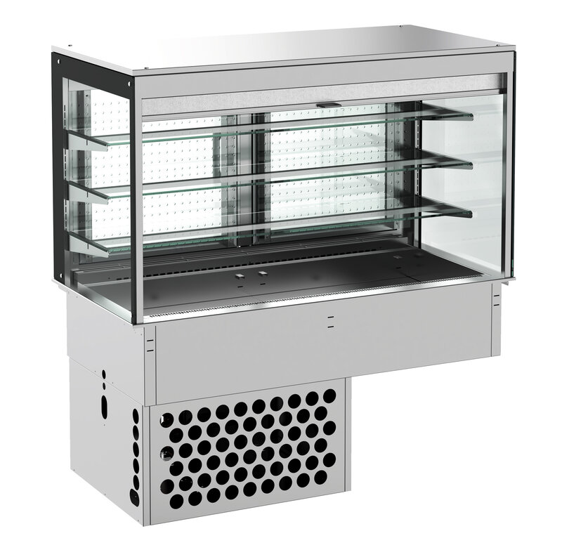 Drop-in Koelvitrine Recht - Roll-up 3/1