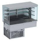 Drop-in Wandmodel Koelvitrine Recht - Roll-up 4/1
