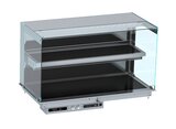Drop-in Wandmodel Warmvitrine Keramisch Recht - Zwart 4/1
