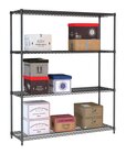 Stelling 4 Levels 1500 Zwart Demontabel