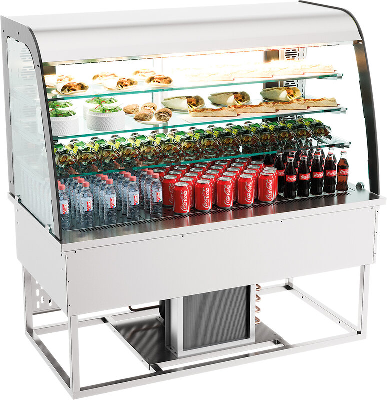 Drop-in Koelvitrine 200l Open