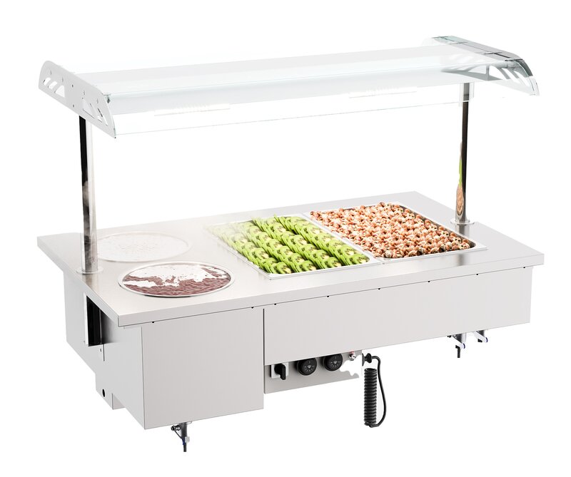 Drop-in Bain-marie Met Bowls 2/1