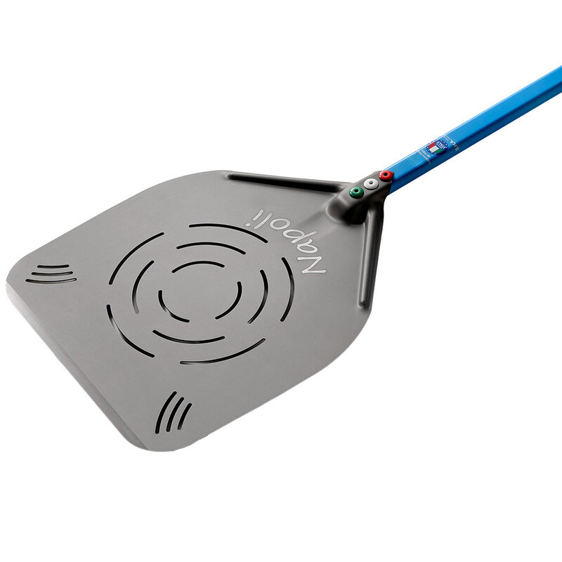 Geperforeerde Napolitaanse Aluminium Pizzasschep 370 mm