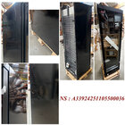 Geventileerde Wijnkast Vitrine, 382 Liter - 5 Niveaus - Zonder Frame - Zwart