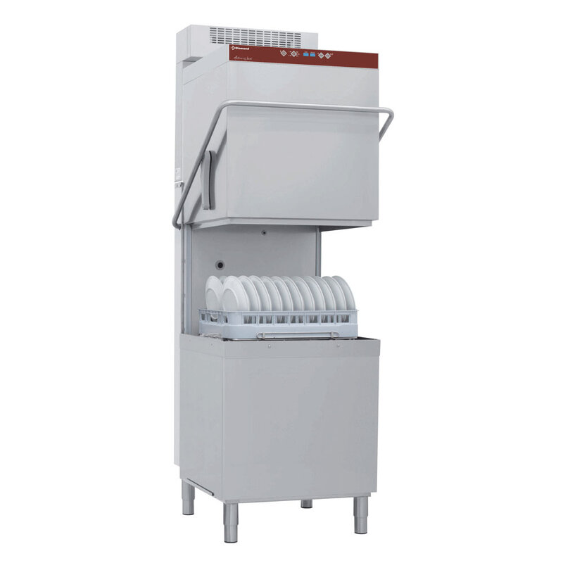 Kapvaatwasser & Pottenwasser, Mand 600x500 mm + Waterverzachter in Continu + Damp Condensor-recuperator "full Hygiene"