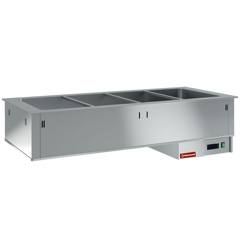Droog Bain-marie Element, Kuip 4x GN 1/1