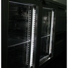 Wand-  Koeltafel Geventileerd, 2 Glazen Deuren GN 1/1, 260 Liter