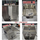 Elektrische Friteuse Tafelmodel 12 Liter + Aftapkraan
