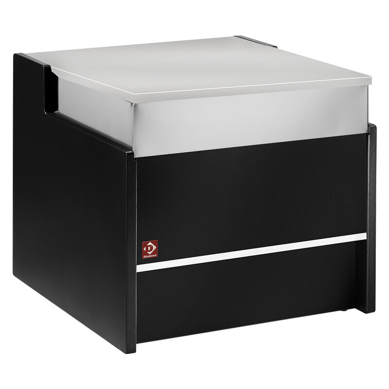 Kassa-sectie 1000 mm - Zwart
