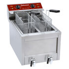 Electrische Friteuse 2 x 8 Lit. - Top