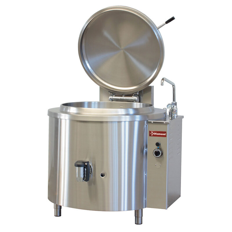Ronde Gaskookketels 300 Liter, Indirecte Verwarming