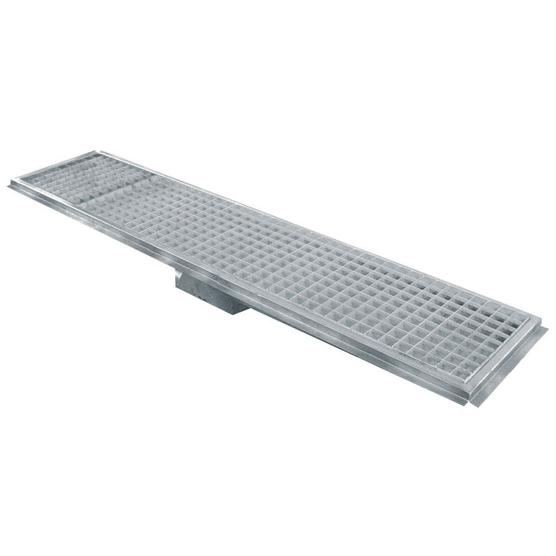 Roestvrij Stalen Vloerafvoergoot 900x300, Zijdelingse Uitgang