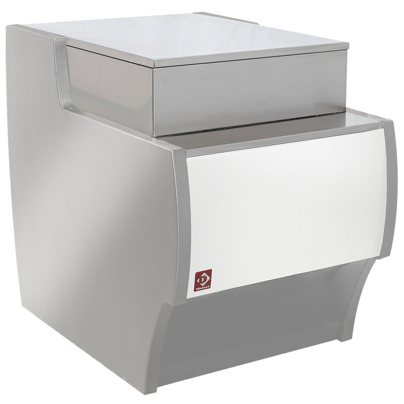Kassa-sectie 1000 mm - Grijs/wit