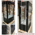 Full Glazen Vitrine" 600 Lt., 5 Glazen Niveaus, Geventileerd - Ice Cream & Pastry - Zwart