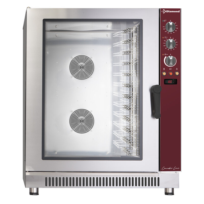 Convectie Oven op Gas, 12x En(gn) Automatische Bevochtiger