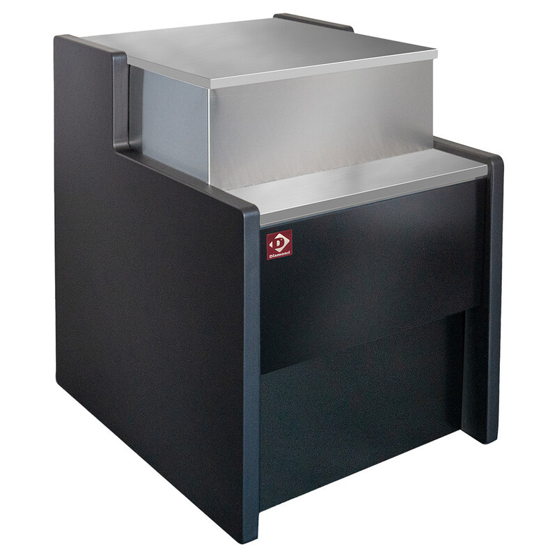 Kassa-sectie 1000 mm - Zwart