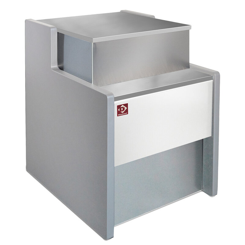 Kassa-sectie 1000 mm - Grijs/wit