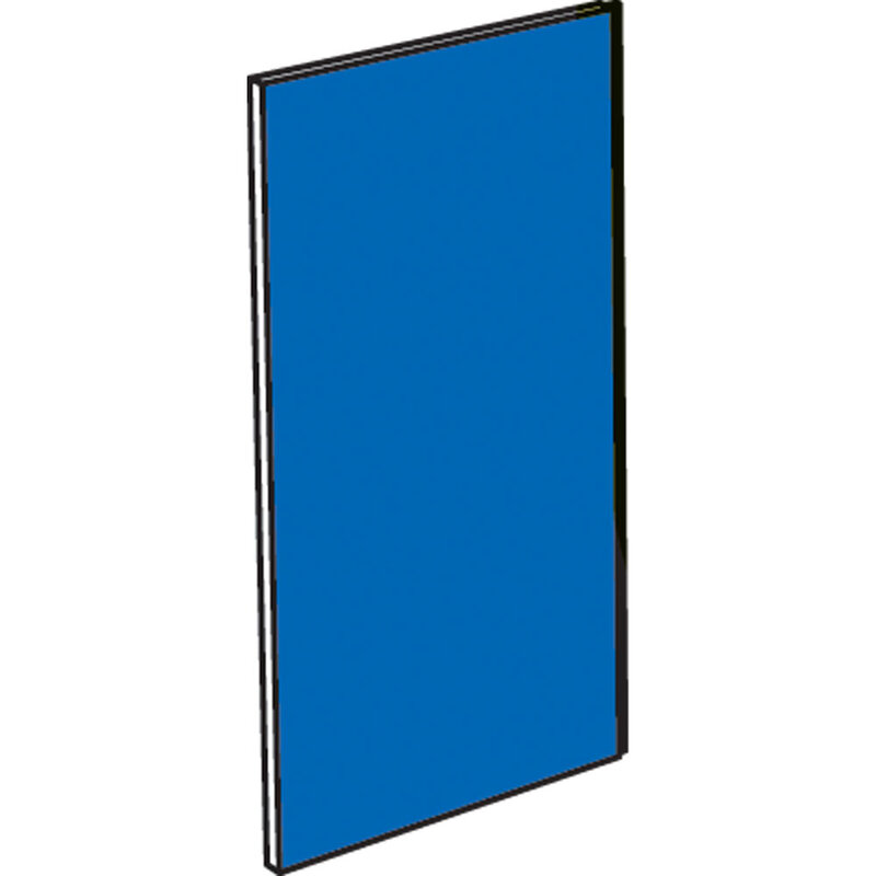 Bekledingspaneel Blauw Hoekelement 90°