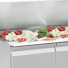 Gekoelde Saladette Met Deksel 4x GN 1/1 - 150 mm + Reserve 3 Deuren GN 1/1, 380 Lit