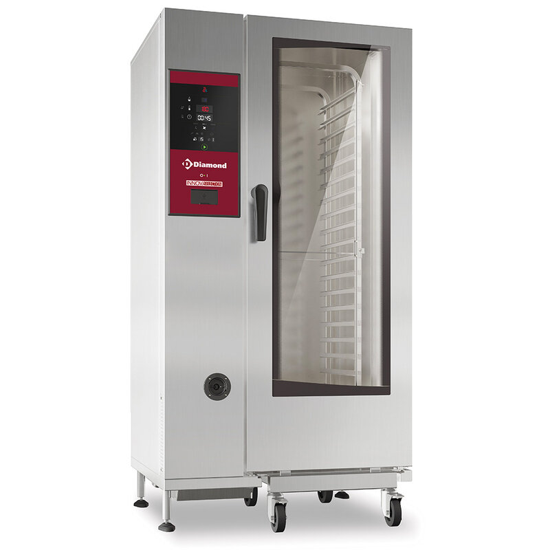 Gas Oven Directe Stoom en Convectie 20x Gn1/1 Met "automatic Cleaning System"