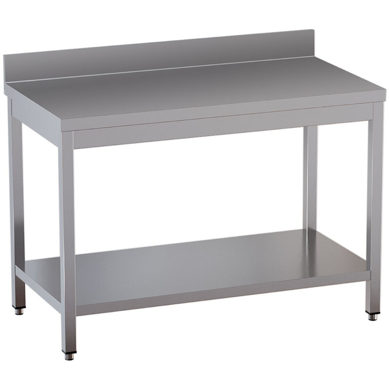Werktafel Met Onderblad + Achterrand