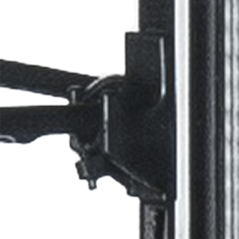 Clip Voor Rooster, 80-liter Vitrine, Wr-v4f1-wt Zwart
