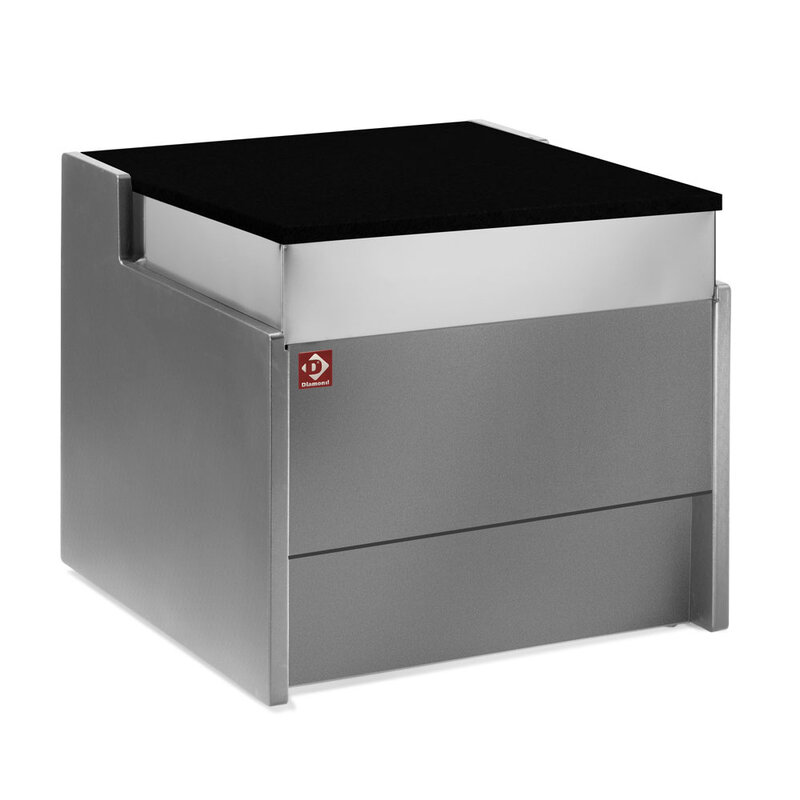 Kassa-sectie 1000 mm - Grijs