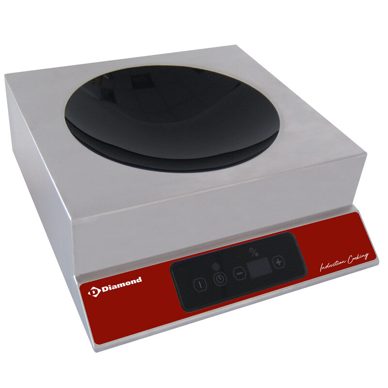 Inductieplaat "wok" 3500 Watt, Tactiele Toetsen