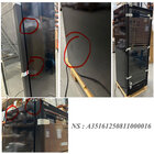Negatieve Geventileerde Vitrine 382 Liter - 5 Vaste Niveaus - Zwart