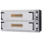 Elektrische Oven 2x 3 Pizza's Diam. 350mm, 2 Kamers