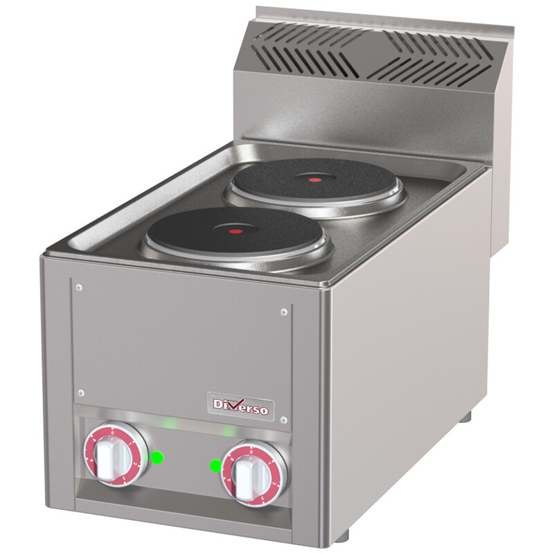 Elektrisch Kookfornuis 2 Platen, -top-