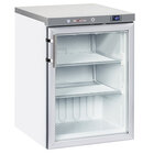 Statische Vriezer, Glazen Deur, 200 Liter - Wit