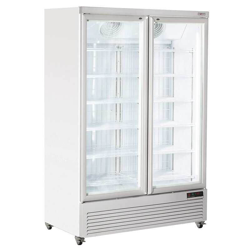 Verticale Vrieskastvitrine, 1084 Liter - Wit