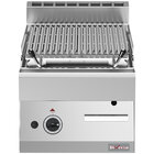Lavasteengrill - 1/2 Module - Bakrooster in Gietijzer "double Face"